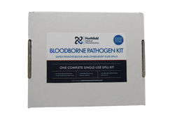 OSHA Bloodborne Pathogen Spill Kit with Cardboard Dustpan